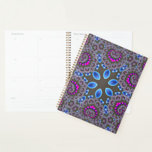 Celestial Whirl Spiral Notebook Planner