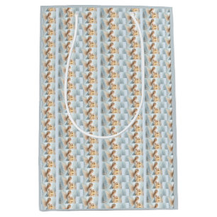 Celestial Winter Angel Lantern of Comfort Medium Gift Bag