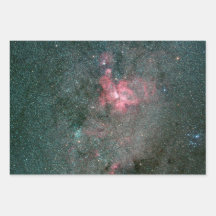 Celestial wrapping paper - 3 sheets, 3 designs