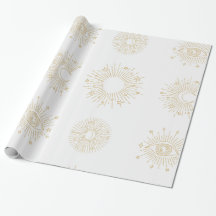 Celestial Wrapping Paper, Tarot Wrapping Paper