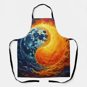 Celestial Yin Yang Art Apron