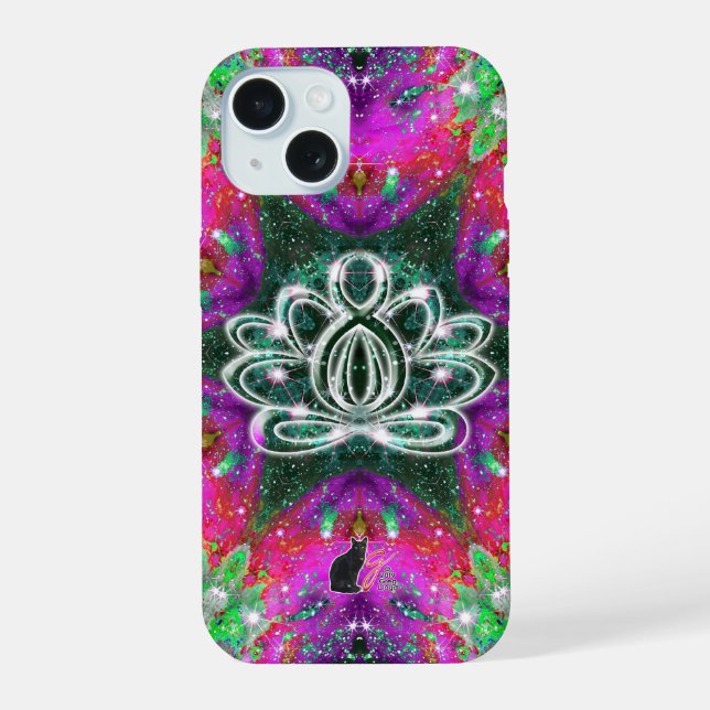 Celestial Zen Lotus Case-Mate iPhone Case (Back)