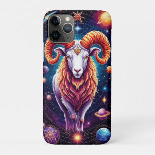 Celestial Zodiac Art Featuring a Cosmic Aries Case-Mate iPhone Case