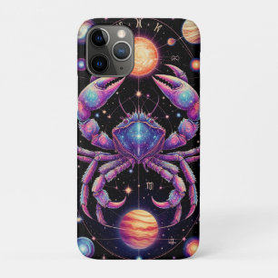 Celestial Zodiac Art Featuring a Cosmic Cancer Case-Mate iPhone Case