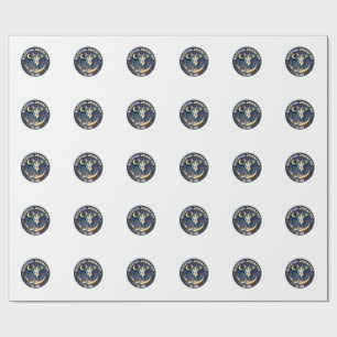 Celestial Zodiac Cat Cute Cat T-Shirt Design - Cel Wrapping Paper