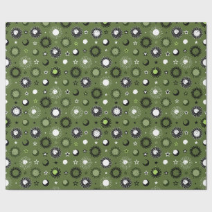 Celestrial Clockwork Wrapping Paper