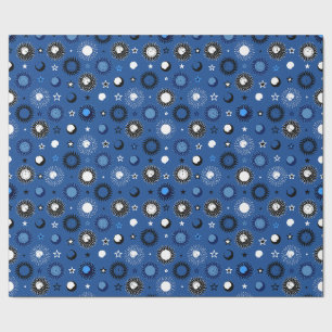 Celestrial Clockwork Wrapping Paper