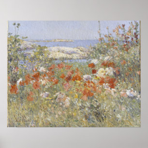 Celia Thaxter's Garden by Childe Hassam Poster
