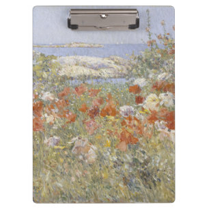 Celia Thaxter's Garden by Frederick Childe Hassam Clipboard