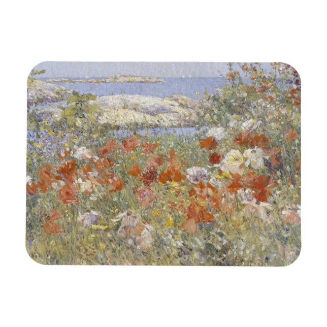 Celia Thaxter's Garden by Frederick Childe Hassam Magnet (Horizontal)
