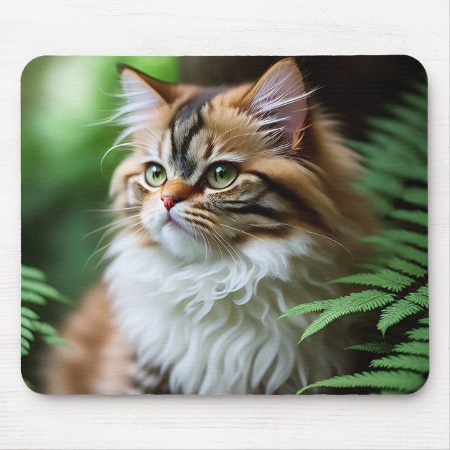 Celia The Cubby Persian Cat, Mousepad (Front)