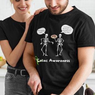 Celiac Awareness Funny GF Gift Green Ribbon T-Shirt