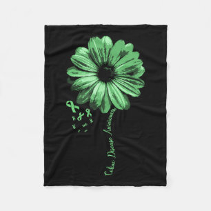 Celiac Disease Awareness Cluten Warrior Pretty Gif Fleece Blanket