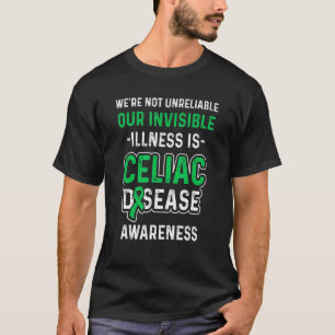 Celiac Disease Awareness Survivor Warrior 4 T-Shirt