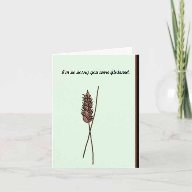 Celiac Disease Card (Front)