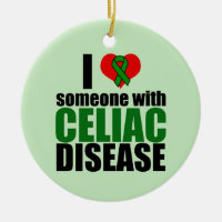 Celiac Disease Support Awareness Love Ribbon