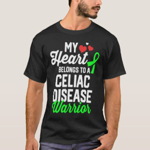 Celiac Disease Warrior Survivor Support Awareness  T-Shirt