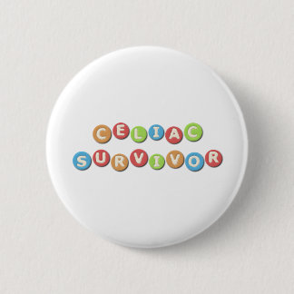 Celiac Survivor 6 Cm Round Badge