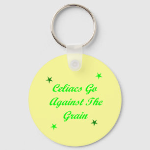 Celiacs Go Against The Grain Key Ring