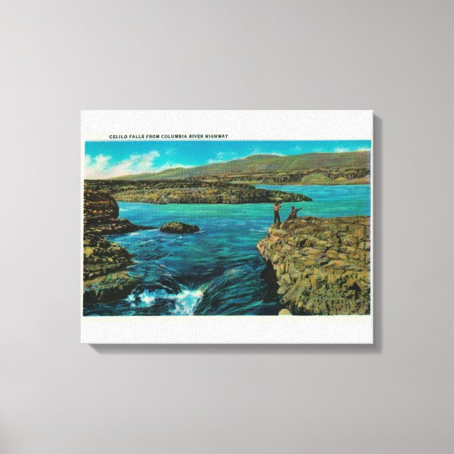 Celilo Falls on the Columbia River Canvas Print (Front)