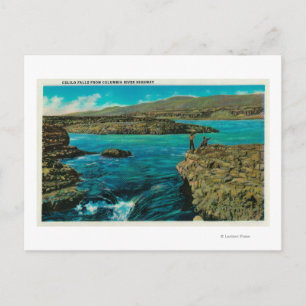 Celilo Falls on the Columbia River Postcard