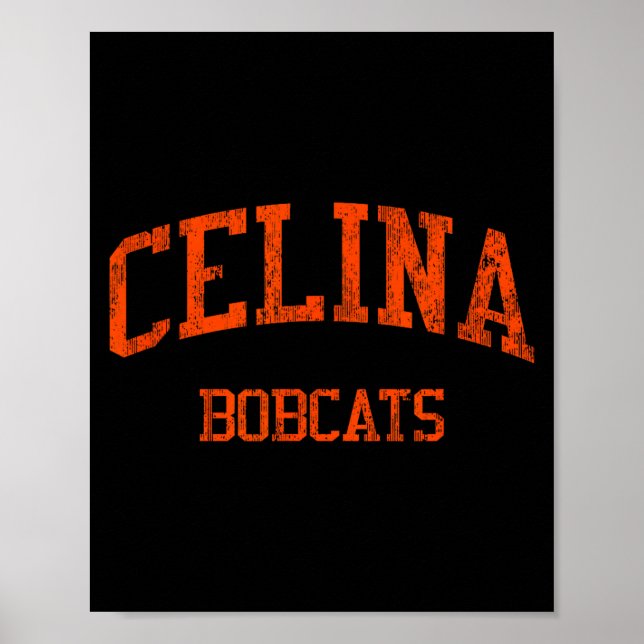 Celina High School Hs Tx Artwork Poster (Front)