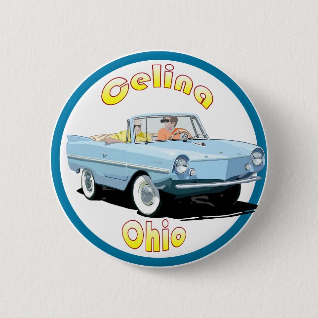 Celina Ohio 6 Cm Round Badge (Front)