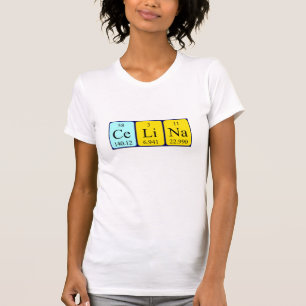 Celina periodic table name shirt
