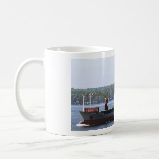 Celine Cargo Ship Coffee Mug (Left)