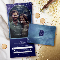 Celine • Elegant Celestial Sky Arched Custom Photo