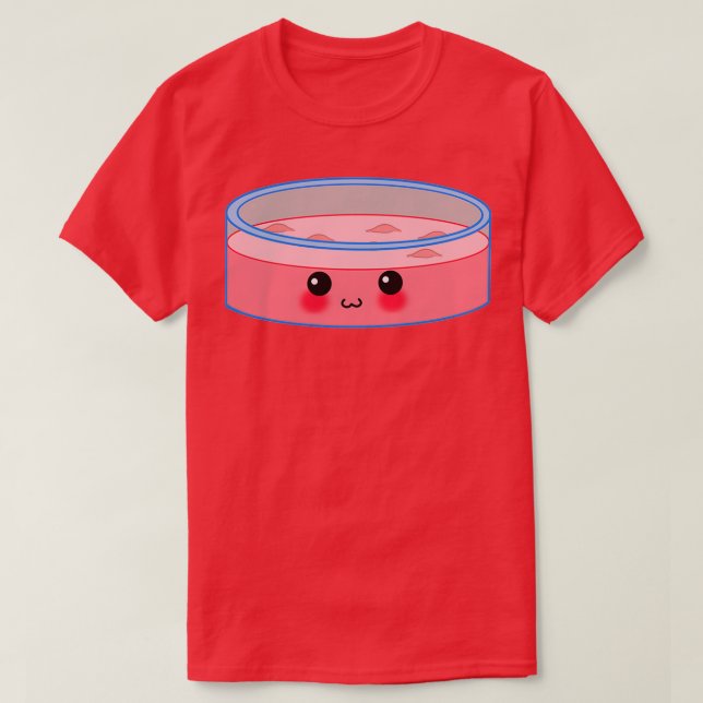 Cell Culture Petri Dish T-Shirt (Design Front)