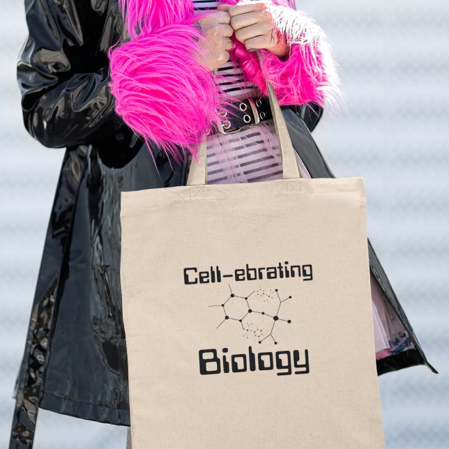 Cell-ebrating Biology Science Biology Teacher Gift Tote Bag (Shop now and show off your scientific spirit!)