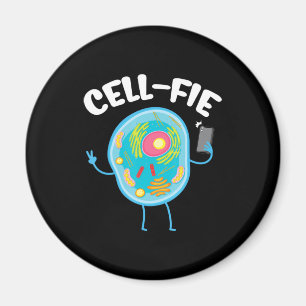 Cell-Fie Cell Fie Science Biology Teacher Student. Magnet