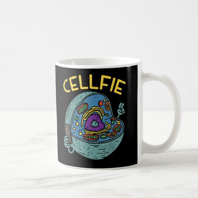 Cell Fie Funny Science Biology Teacher Coffee Mug (Right)