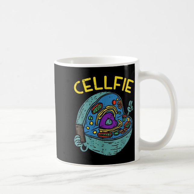 Cell Fie Funny Science Biology Teacher  Coffee Mug (Right)