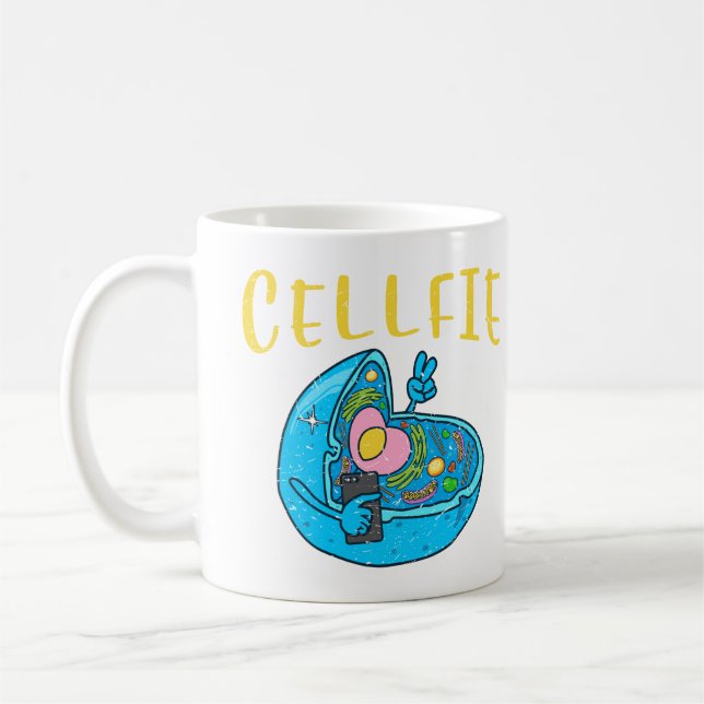 Cell Life Science Teacher Coffee Mug (Left)
