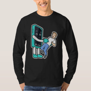 Cell Phone Addict Clothes Smartphone Addiction Rev T-Shirt