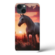 Cell Phone Case, Iphone, Sunset Wild Horse