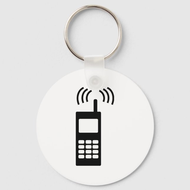 cell phone celly mobil handy key ring (Front)