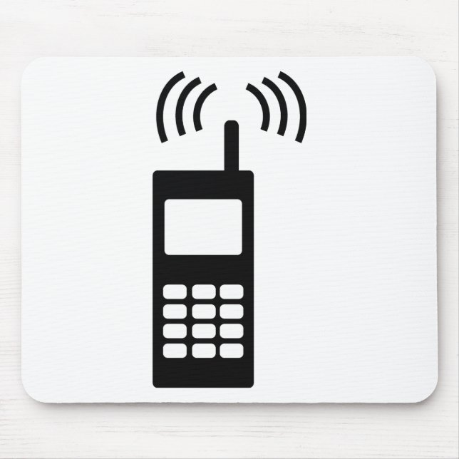 cell phone celly mobil handy mouse pad (Front)
