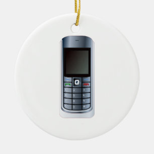 Cell Phone Ceramic Tree Decoration