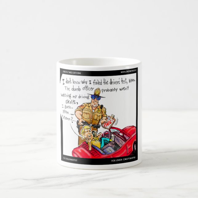 Cell Phone Driver Funny Tees Mugs Gifts (Center)