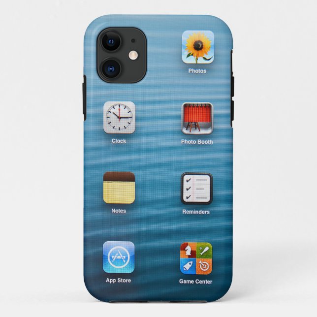 Cell Phone Icons Case-Mate iPhone Case (Back)