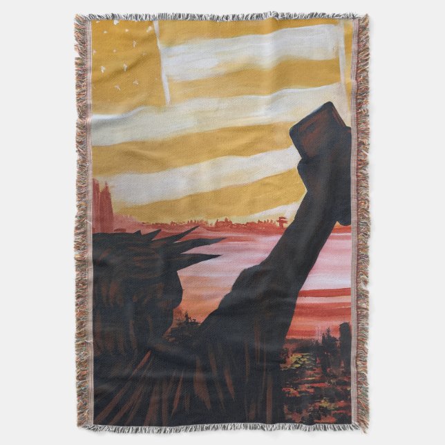 Cell Power Throw Blanket (Front Vertical)