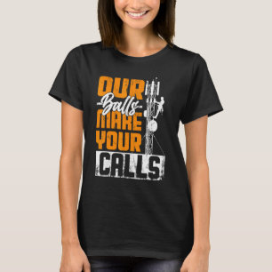 Cell Tower Climber Antena Climber Telecommunicatio T-Shirt