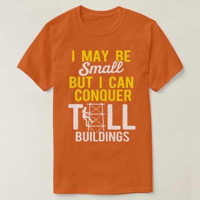 Cell Tower Climber Climbing Technician  T-Shirt (Design Front)