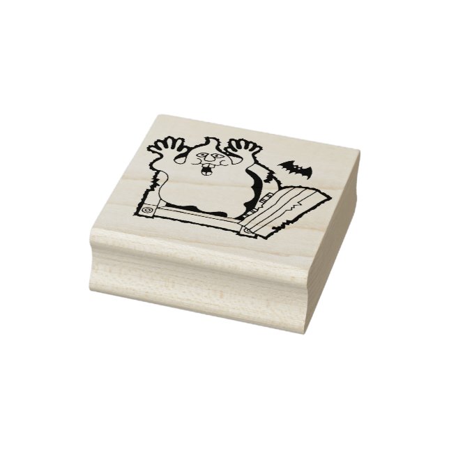 Cellar ghost illustration art stamp (Stamp)