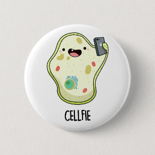 Cellfie Funny Biology Selfie Pun 6 Cm Round Badge
