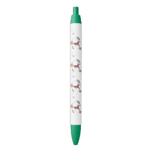 Cellis Over Studies Funny Hockey Player Personaliz Black Ink Pen