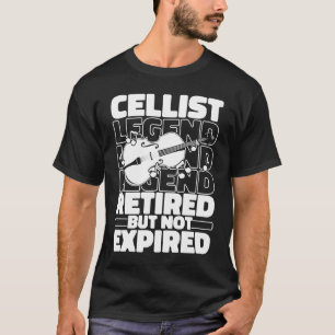 Cellist Retired Orchestra Violincello Cello T-Shirt